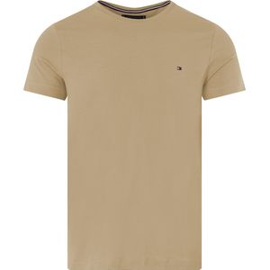 Tommy Hilfiger - Logo T-shirt Beige - Modern-fit