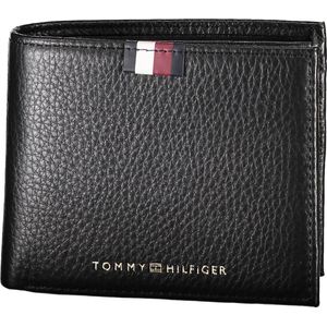 Tommy Hilfiger Kleine Cc portemonnee voor heren, meerkleurig (zwart), één maat