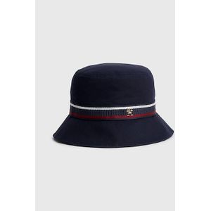 Tommy Hilfiger, Accessoires, Dames, Blauw, ONE Size, Katoen, Vrouwelijke Bucket Collectie Aw 0Aw 15097