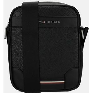 Tommy Hilfiger Embossed Small Reporter crossbody black
