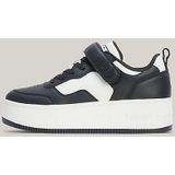 Tommy Jeans - Sneakers - Zwart - Leer