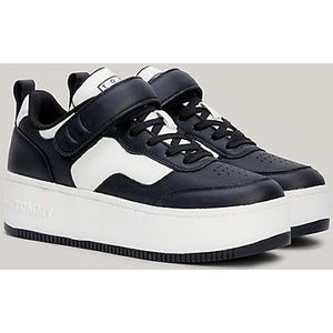 Tommy Jeans - Sneakers - Zwart - Leer