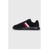 Tommy Hilfiger - Lichtgewicht Cupsole Sneakers - Zwart - Polyester