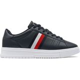 Tommy Hilfiger Sneakers Supercup Leather Blauw - Maat 44