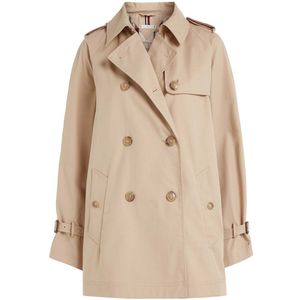 Tommy Hilfiger - WW0WW38943 - Trenchcoat - Beige - Biologisch Katoen