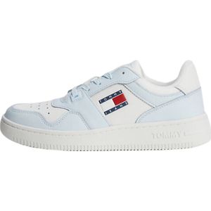 Tommy Hilfiger TJW Retro Basket Dames Sneakers - Blauw - Maat 36