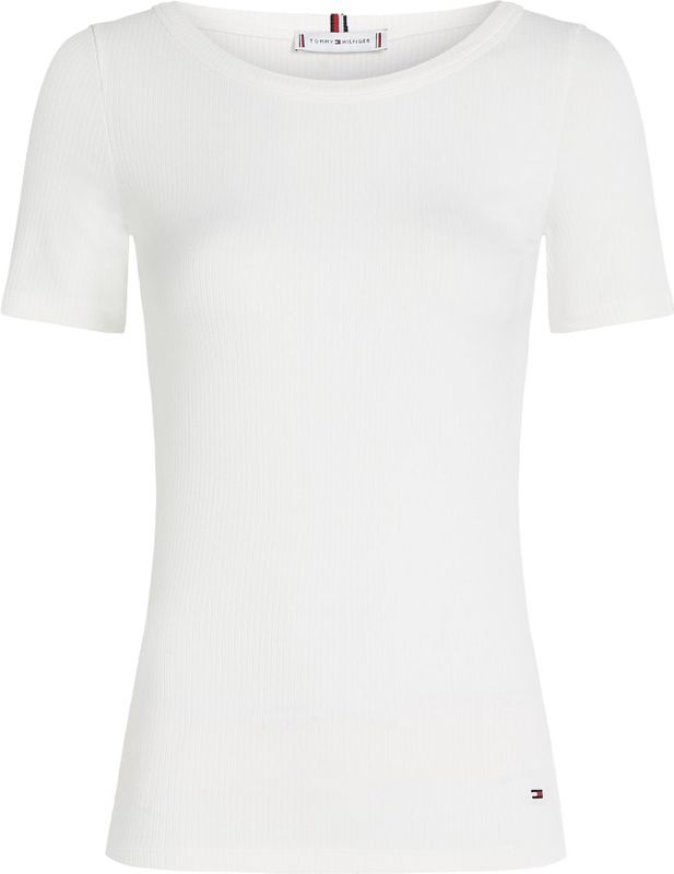 Tommy Hilfiger - T-shirt - Donkerblauw - 100% Biologisch Katoen