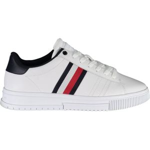 Tommy Hilfiger - Heren Sneakers Supercup Leather - Wit - Maat 42