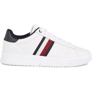 Tommy Hilfiger - Heren Sneakers Supercup Leather - Wit - Maat 46