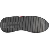 Sneakers runner Evo mix TOMMY HILFIGER. Leer materiaal. Maten 45. Zwart kleur