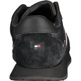 Tommy Hilfiger - Sneakers - Zwart - Polyester - Veters met Contrastdetails