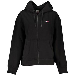 Tommy Hilfiger, Dames, Sweatshirts & Hoodies, Zwart, Maat: 2XS Katoen,