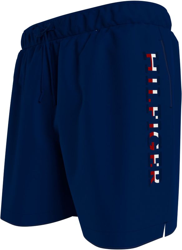 Tommy Hilfiger - Zwemshort - Blauw - Polyester - Met Mesh Binnenbroek