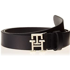 Tommy Hilfiger TH Logo Riem Leer space-blue 80 cm