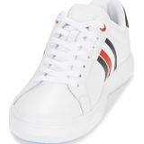 Tommy Hilfiger Heren Essential Lederen Cupsole Fm0fm04921 Sneaker, Wit, 46 EU