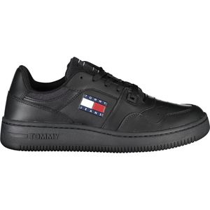 Tommy Hilfiger - Sneakers - Zwart - Leer