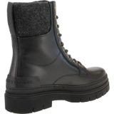 Tommy Hilfiger - FW0FW07500 - Damesschoenen - Zwart - Leer - Retrostijl