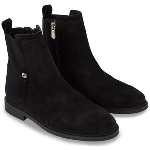 Tommy Hilfiger Dames Tommy Essentials Boot Fw0fw07474 Low, Zwart, 36 EU