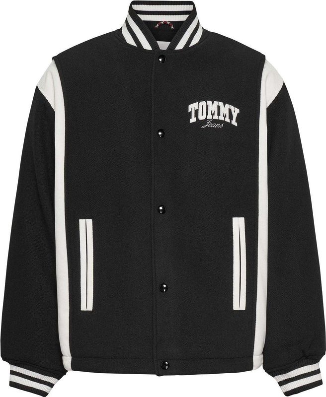 Tommy Jeans - Tjm Koord Wol Mix - Jasje - Zwart - Oversize