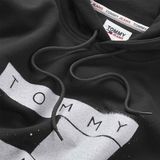 Tommy Hilfiger - Flag Spray Hoodie - Zwart - Heren - Katoen