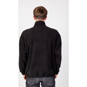 TOMMY JEANS - Losse Fleece - Zwart - Polyester