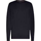 Tommy Hilfiger DC Fine Merinowol Trui - Donkerblauw - Heren - Maat M