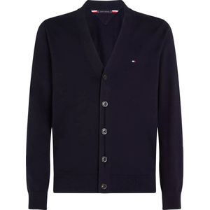 Tommy Hilfiger - ESSENTIAL COTTON CARDIGAN - Cardigan - Desert Sky - Katoen