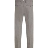 Bleecker Nep Effen Wol Look, Medium Grijs Hei