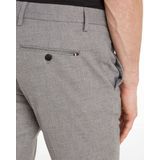 Bleecker Nep Effen Wol Look, Medium Grijs Hei