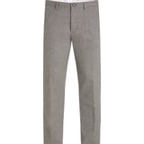 Bleecker Nep Effen Wol Look, Medium Grijs Hei