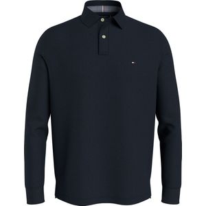Tommy Hilfiger - 1985 Regular Ls Polo-b - Heren Polo - Blauw - Lange Mouw