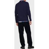 Tommy Hilfiger heren pullover katoen - Monogram Crew Neck - blauw