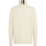 Tommy Hilfiger - Dc Cable Roll Neck - Coltrui - Wit