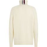 Tommy Hilfiger - Dc Cable Roll Neck - Coltrui - Wit
