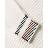 Tommy Hilfiger - Shadow Gs Rib Zip Mock - Schipperstrui - Wit - 100% Katoen