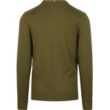 Tommy Hilfiger, Heren, Sweatshirts & Hoodies, Groen, Maat: M Katoen,