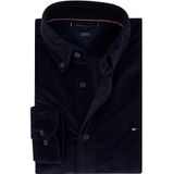 Tommy Hilfiger, Heren, Overhemden, Blauw, Maat: S Katoen,