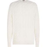 Tommy Hilfiger - Classic Cable Crew Neck - Pullover - Off White