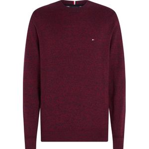 Tommy Hilfiger heren pullover katoen, Pima Org Ctn Cashmere Crew Neck, rood