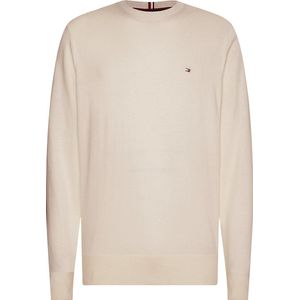 Tommy Hilfiger - Pima Org Ctn Cashmere Crew Neck - Pullover - Beige