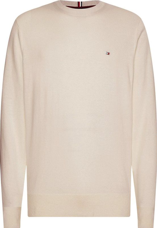 Tommy Hilfiger - Pima Org Ctn Cashmere Crew Neck - Pullover - Beige