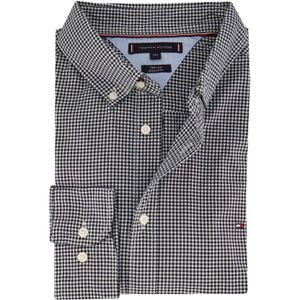 Tommy Hilfiger - Casual Overhemd - Zwart Geruit - Katoen