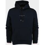 Tommy Hilfiger Hoodie Tommy Logo Tipped Navy heren