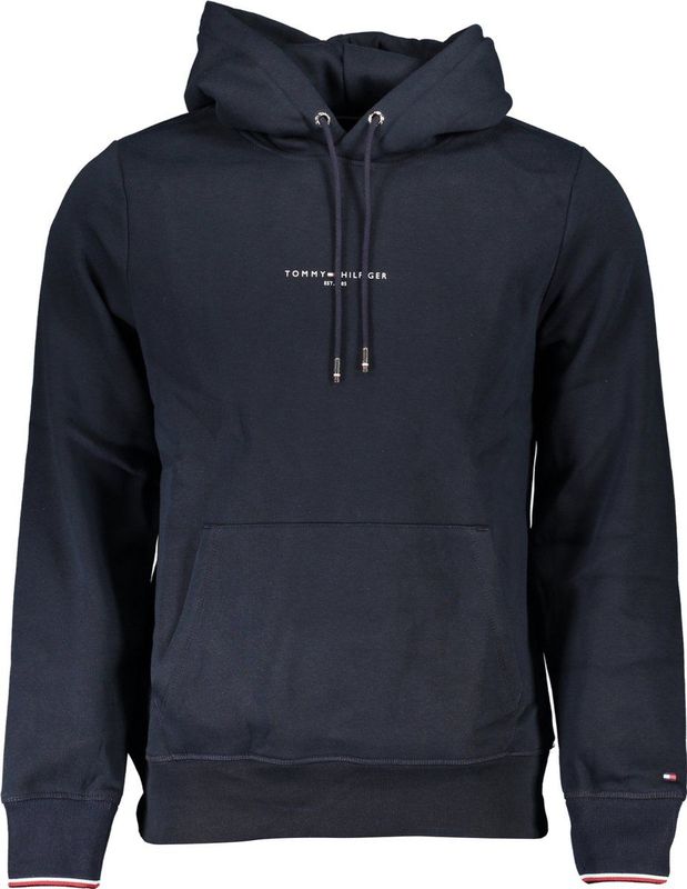 Tommy Hilfiger Hoodie Tommy Logo Tipped Navy heren