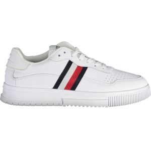 TOMMY HILFIGER MEN'S WHITE SPORTS SHOES Color White Size 46