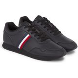 Tommy Hilfiger heren sneakers zwart - Maat 46 - Uitneembare zool