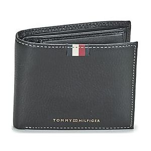 Tommy Hilfiger  TH CORP LEATHER CC AND COIN  portemonnees heren Zwart
