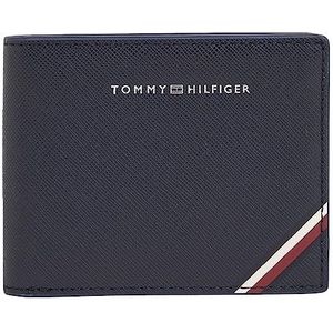 Tommy Hilfiger Th Central Mini Cc Portemonnee voor heren, Ruimte Blauw, One Size
