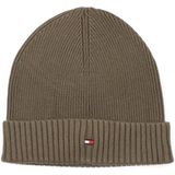Tommy Hilfiger - Knitted Muts Army Groen - Heren - Maat -