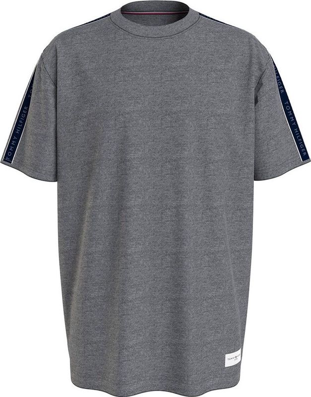 Tommy Hilfiger - SS TEE LOGO - T-shirt - Grijs